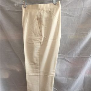 2/15.00VTG: Custom made cream dress pants ( NWOT)